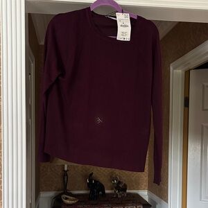 Zara Purple Crew Neck Sweater